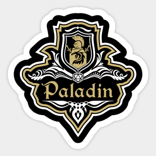 D&D Paladin Class Crest Sticker